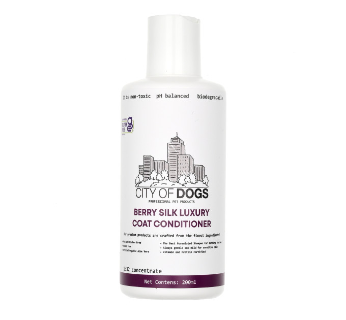 Кондиціонер "Ягідний шовк" City of Dogs Berry Silk, 200 мл