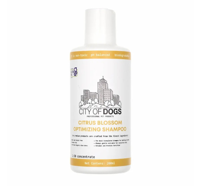 Оптимізуючий шампунь City of Dogs Citrus Blossom, 500 мл