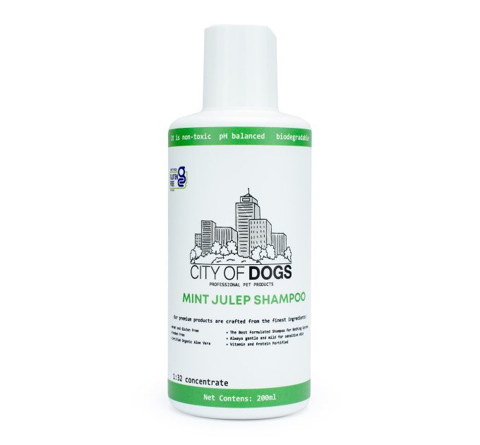 Трав'яний шампунь з м'ятою City of Dogs Mint Julep, 500 мл