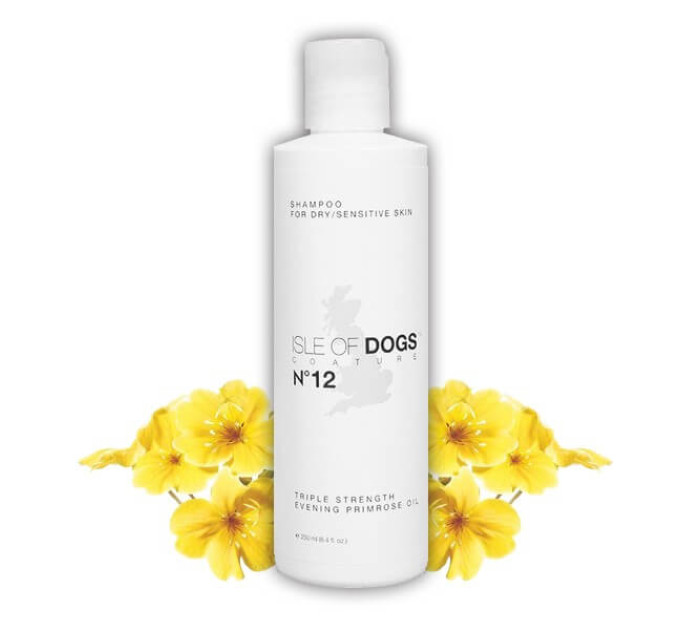 Шампунь Isle of Dogs №12 для відновлення сухої шерсті з олією вечірньої примули 50мл
