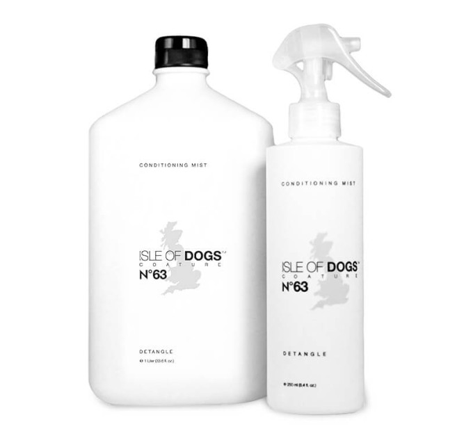 Розплутувальний спрей-кондиціонер Isle of Dogs №63, від ковтунів шерсті собак 1литр