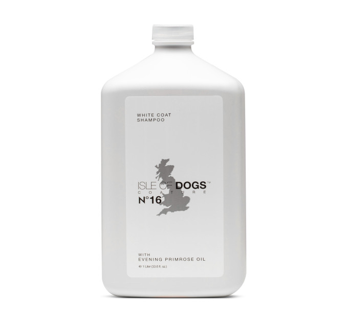 Шампунь Isle of Dogs для білої шерсті собак №16 з олією Вечірньої примули 1 літр
