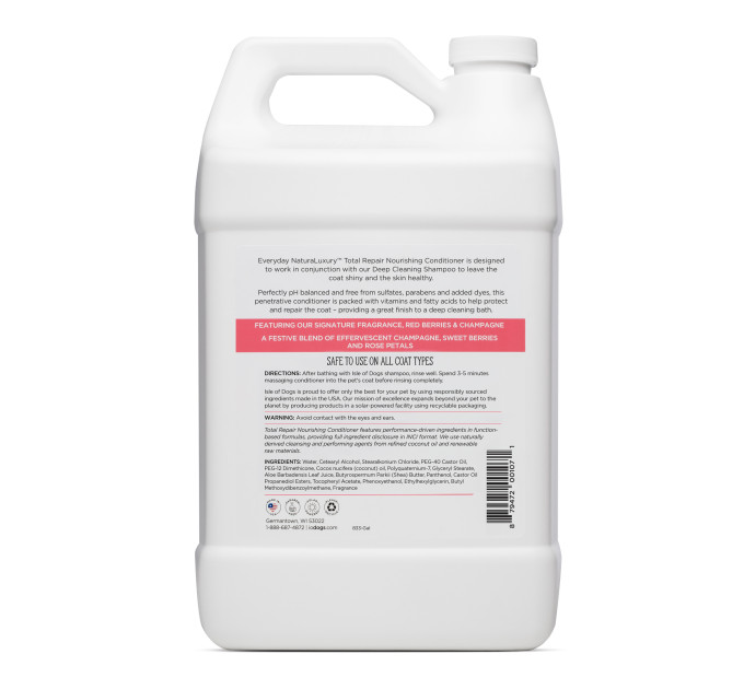 Кондиціонер Isle of Dogs відновлюючий шерсть TOTAL REPAIR CONDITIONER 3,78 л галон