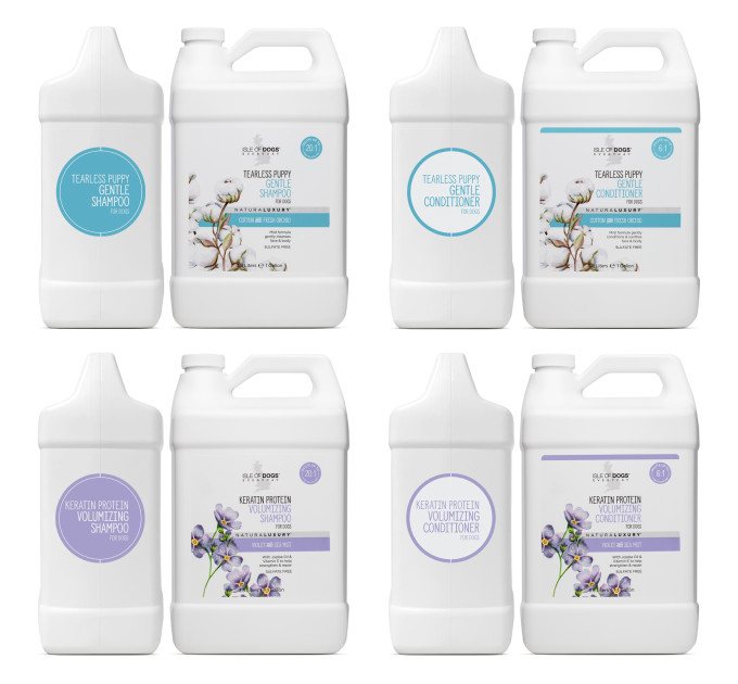 Шампунь Isle Of Dogs Для Об'ємної Шерсті Собак KERATIN VOLUME 3,78 Л Галлон