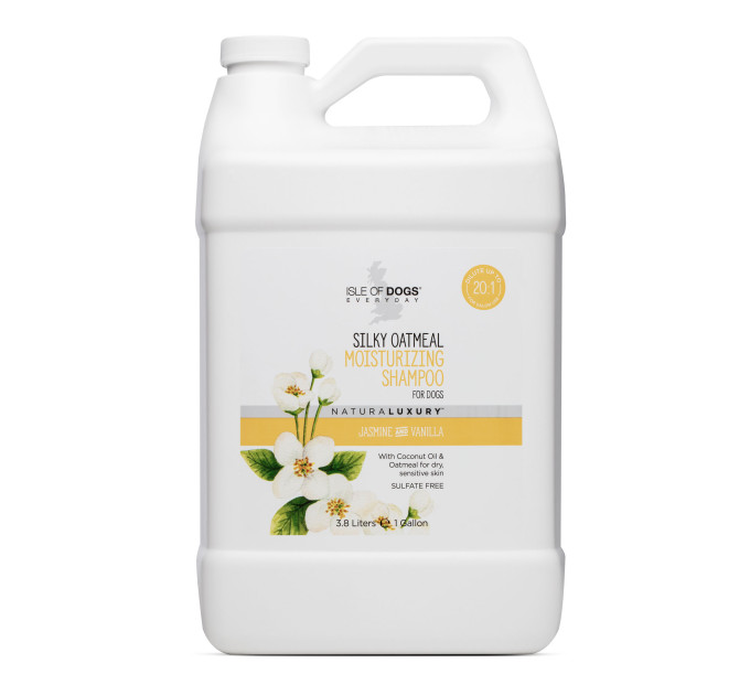 Шампунь Isle Of Dogs Для М'якої Шовковистої Шерсті Собак SILKY OATMEAL 3,78 Л Галлон