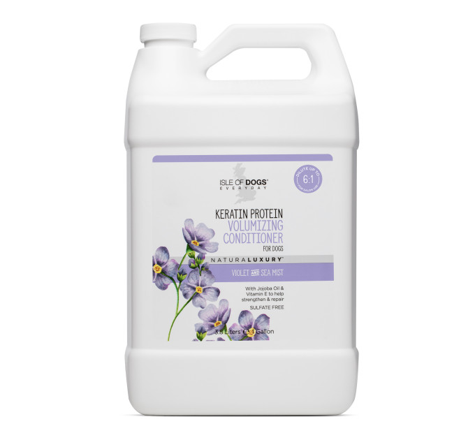 Кондиціонер Isle of Dogs для об'ємної шерсті собак KERATIN VOLUME 3,78 л (галлон)