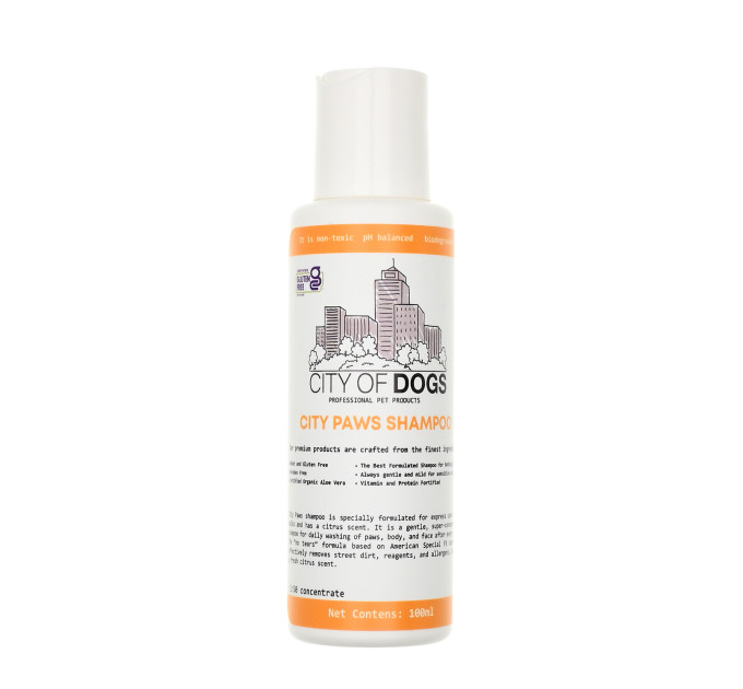 Шампунь для лап City of Dogs Paws Shampoo, 100мл