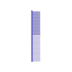 Гребінець BOAO для шерсті собак, металевий, фіолет, 19 см х 3,3 см