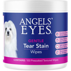 Вологі серветки для видалення слізних доріжок Angels' Eyes Gentle Tear Stain Wipes для собак 100 штук