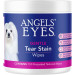 Вологі серветки для видалення слізних доріжок Angels' Eyes Gentle Tear Stain Wipes для собак 100 штук