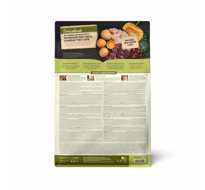 ACANA GRASSLANDS CAT 1.8KG (x8)
