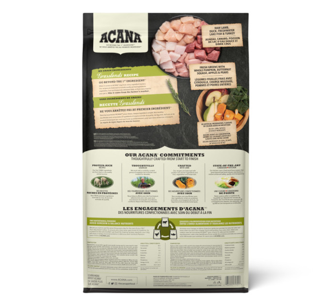 ACANA GRASSLANDS DOG RECIPE 11.4kg