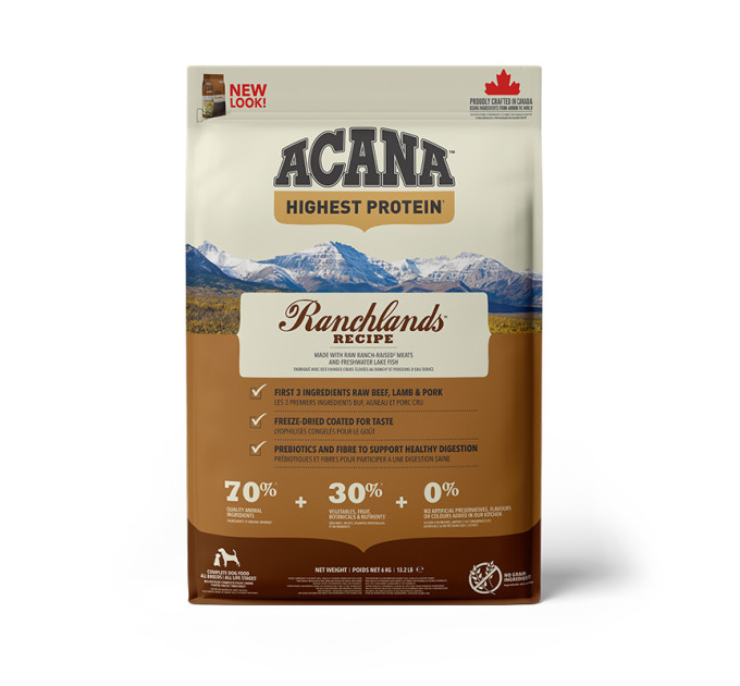 ACANA RANCHLANDS DOG RECIPE 6.0KG