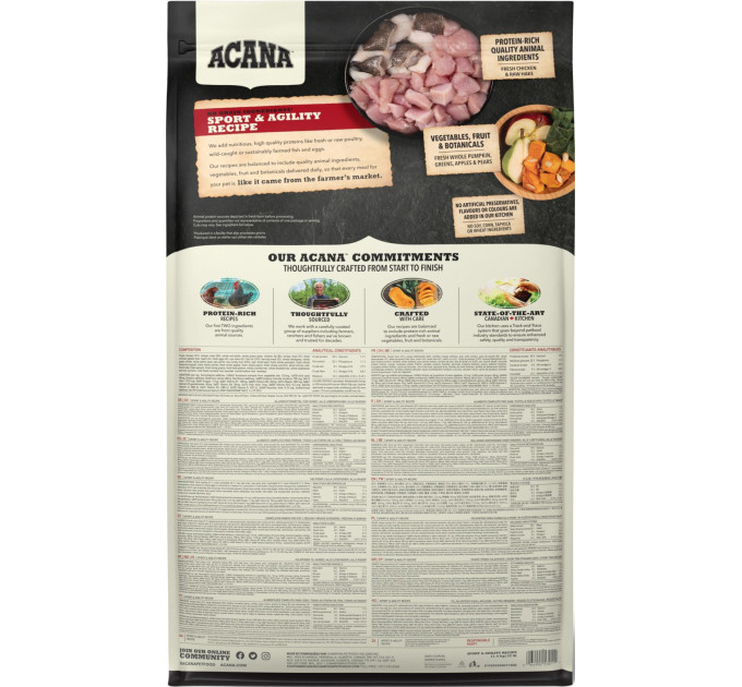 ACANA Sport&Agility Recipe 11.4kg