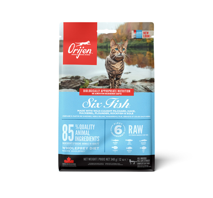 ORIJEN 6 FISH CAT&KITTEN 340G (x30 new)